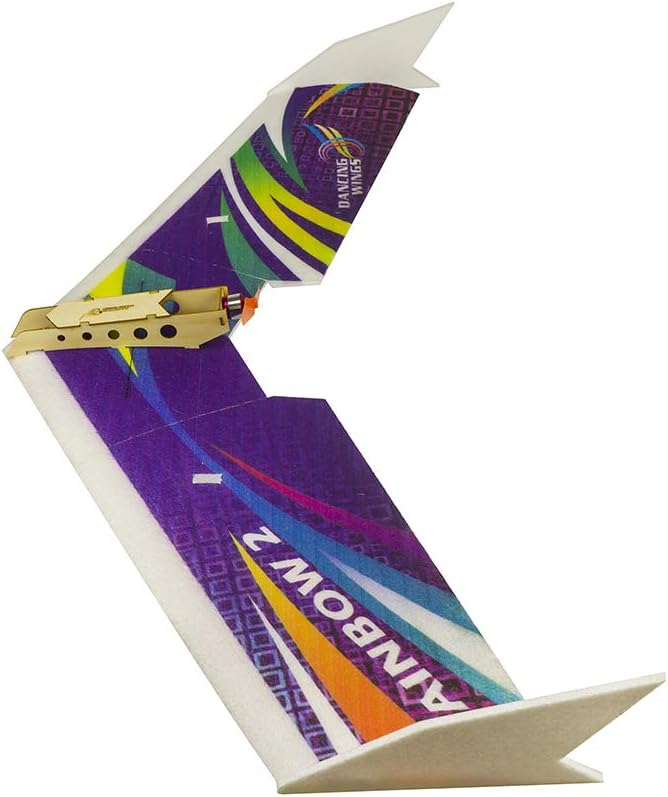 DW Hobby Electric Micro Flying Wing 1000mm Rainbow ZAGI Plane to Build (E0601)