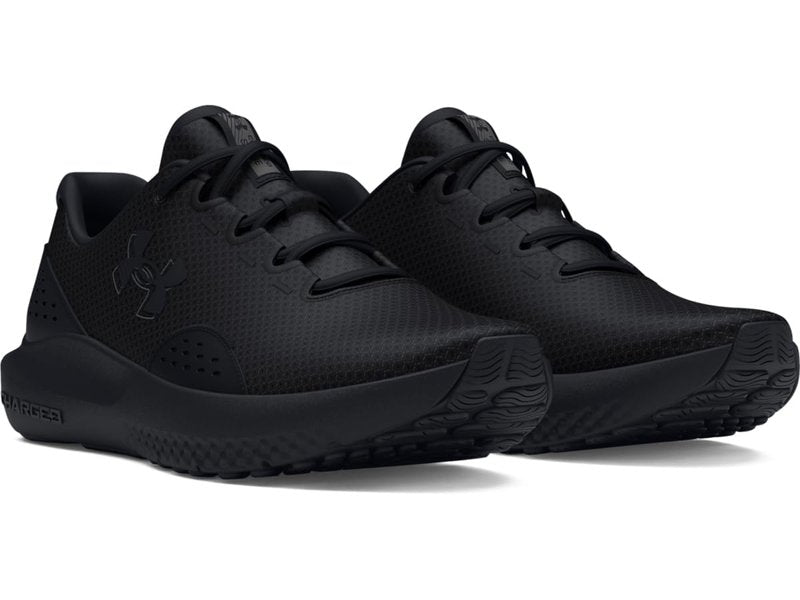 Under Armour Men's Charged Surge 4, (002) Black/Black/Black, 12.5, US