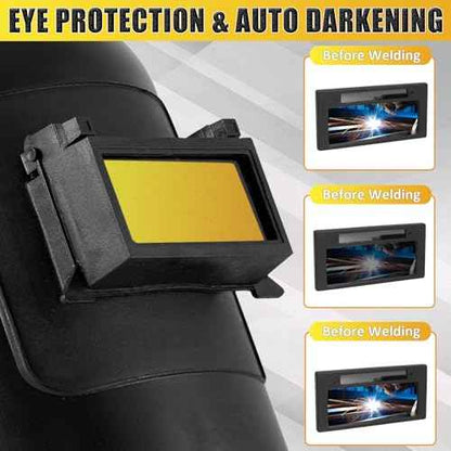 Auto Darkening Welding Lens, Shade 10 True Color Welding Lens Gold 2x4 1/4 Welding Lense for Sugar Scoop Welding Hood or Pancake Welding Hood (Len Inside the Gloves)