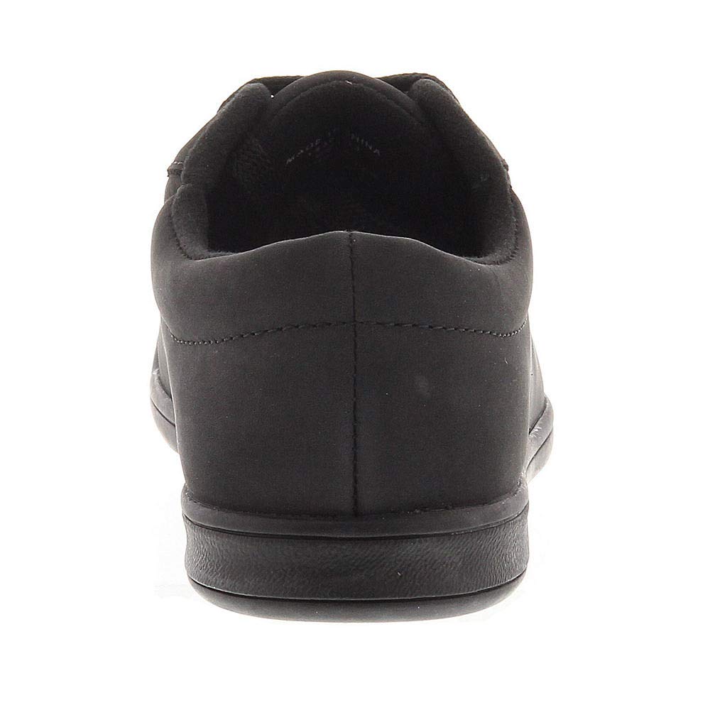 Easy Spirit womens Api walking shoes, Black Leather, 10.5 US