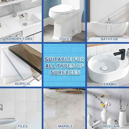 Tub and Tile Paint, White Touch Up Paint Pen for Bathtub, Repairs Countertops, Sinks, and Appliances, Porcelain Paint for Any Scratches Spots on Ceramic, Enamel, 1.5 fl Oz