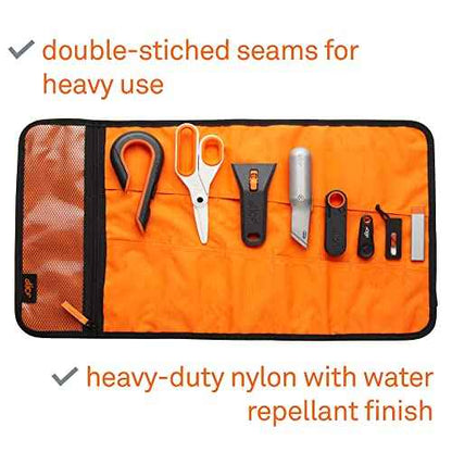 Slice 10478 Tool Roll Up Organizer, Reinforced Stitching, Fits 16 Tools, 1 Pack