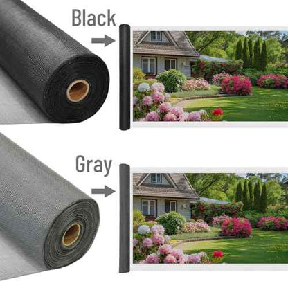 Fiberglass Window Screen Roll, 48¡°¡¿ 100' Protection Screen Roll, Transparent and Sturdy, UV-Resistant for Installation and Repair of Door and Window Screens