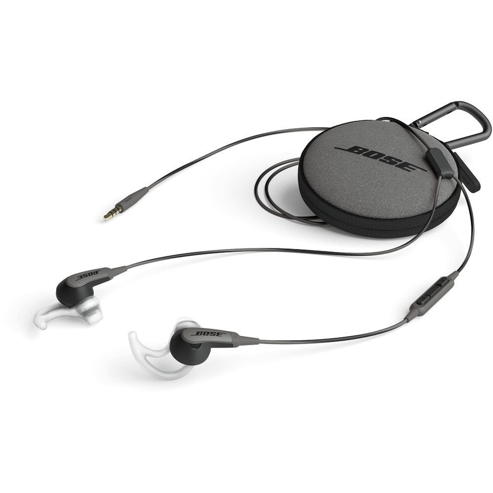 Bose SoundSport, in-Ear Sports Headphones for Apple Devices, (Water and Sweat Resistant Headphones), Charcoal