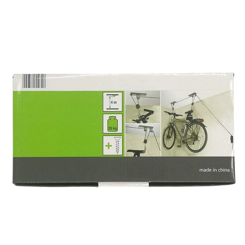 Bike Lift Hoist for Garage Ceiling, Heavy Duty Ceiling Mountain Bicycle Hanger Pulley Rack 100 lb Capacity