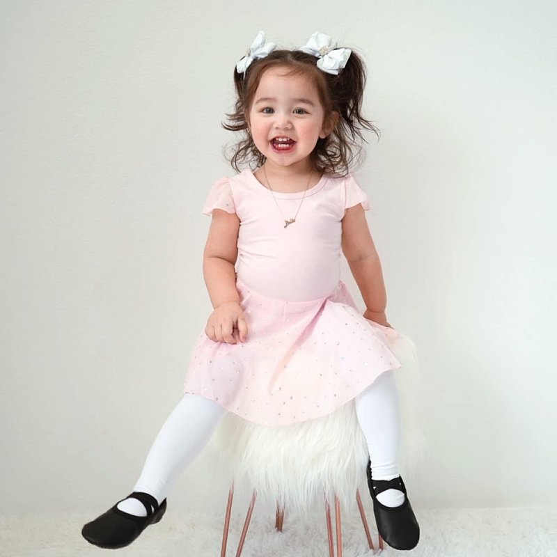 Stelle Girls' Ultra Soft Pro Dance Tight/Ballet Footed Tight(Toddler/Little Kid/Big Kid),BP+WT+TN,S