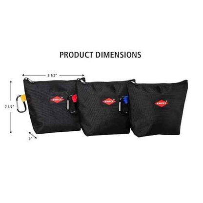 KNIPEX Tools 9K 00 80 178 US Stand-Up Tool Bag - 3-Pack, Empty