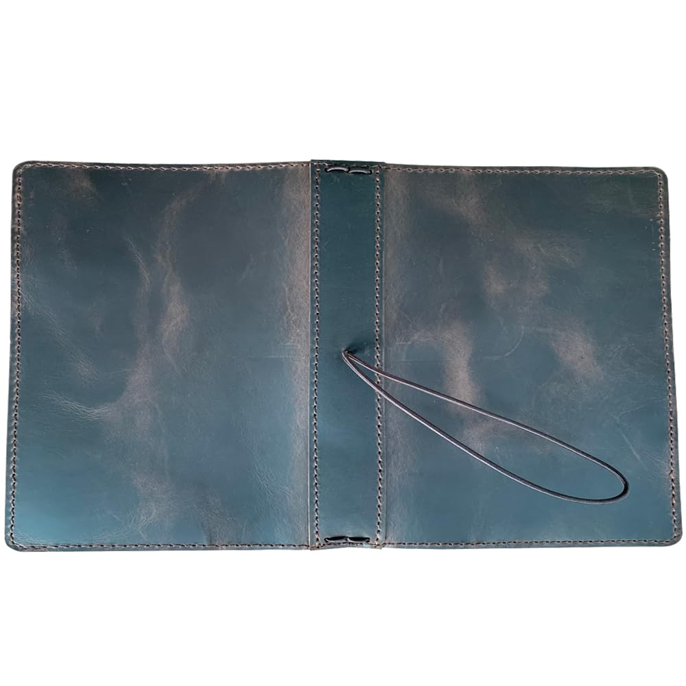 Travelers Notebook Cover with Inner Pockets, Card Slots and Pen Holder, B6 Size, Dark Brown