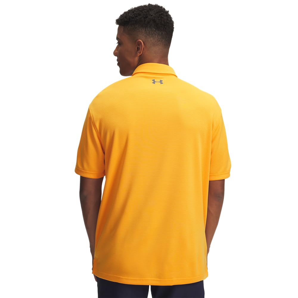 Under Armour Men's Tech Golf Polo, (793) Squad Orange / / Pitch Gray, 4X-Large Tall