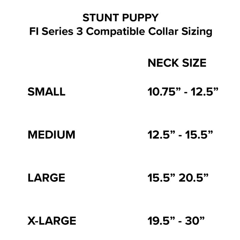 Stunt Puppy Dog Collar, Fi Series 3 and 3+ Ready, Medium, Teal - Compatible with Fi GPS Device (Not Included)
