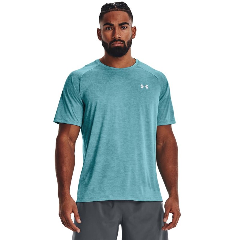 Under Armour Men's Tech 2.0 Short-Sleeve T-Shirt, Cloudless Sky (404)/White, XX-Large