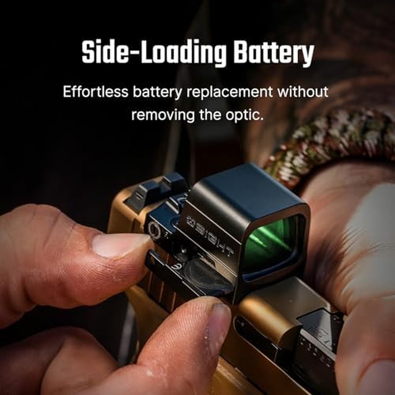 OSIGHT SE 2 MOA Dot & 32 MOA Circle | Dual Reticle Green Dot Sight for RMSc Footprint