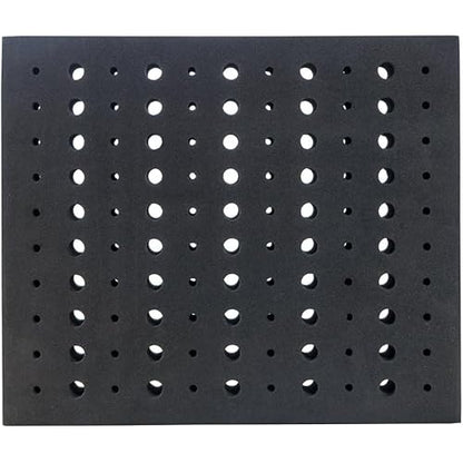 POWERTEC Router Bit Tray Organizer - Holds 110 Bits Each Tray | 50 1/2" and 60 1/4" Shank Router Bit Holder for Tool Box and Drawer Storage Solution, 2PK (71046-P2)