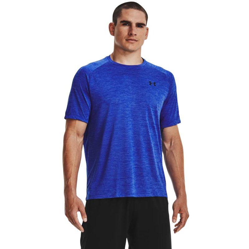 Under Armour Men's Tech 2.0 Short-Sleeve T-Shirt, (486) Versa Blue / / Black, Large