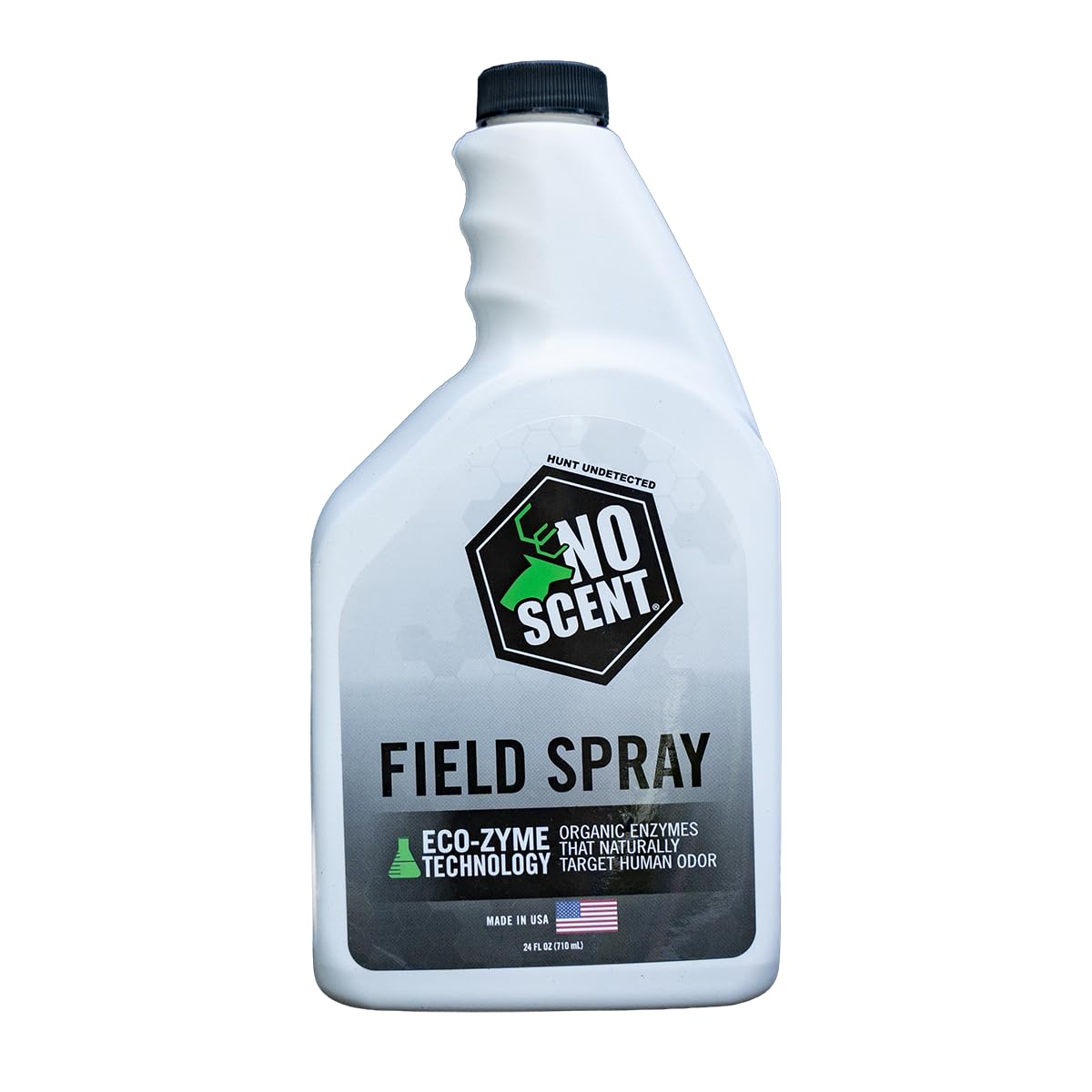 No Scent 24oz Field Spray. Hunting Accessories, Odor-Eliminating Hunting Spray, Enzyme Encapsulation of Human Odor, Scent Elimination