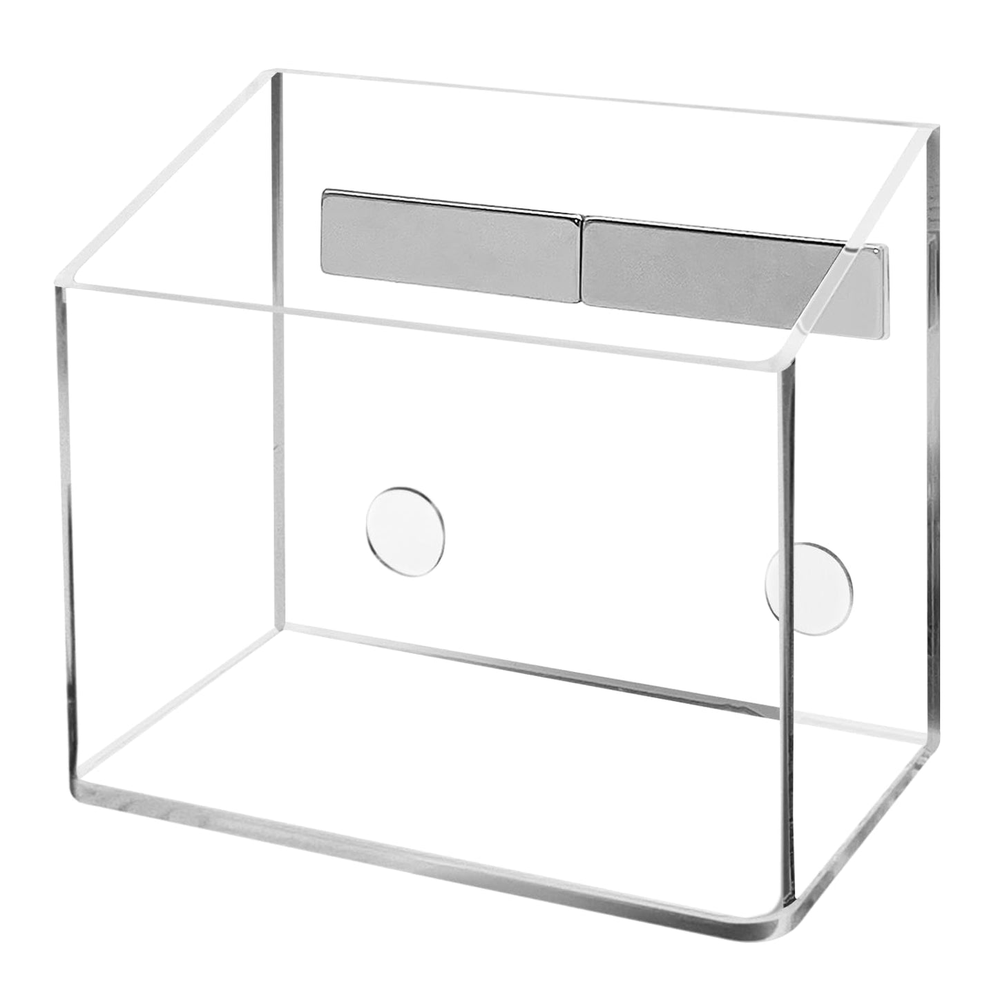 VieFantaisie Magnetic Glass Whiteboard Pen Holder, Magnetic Dry Erase Marker Holder for Fridge, Whiteboard, Desk Locker Organizer Accessories, Office, Home, 1 Pack