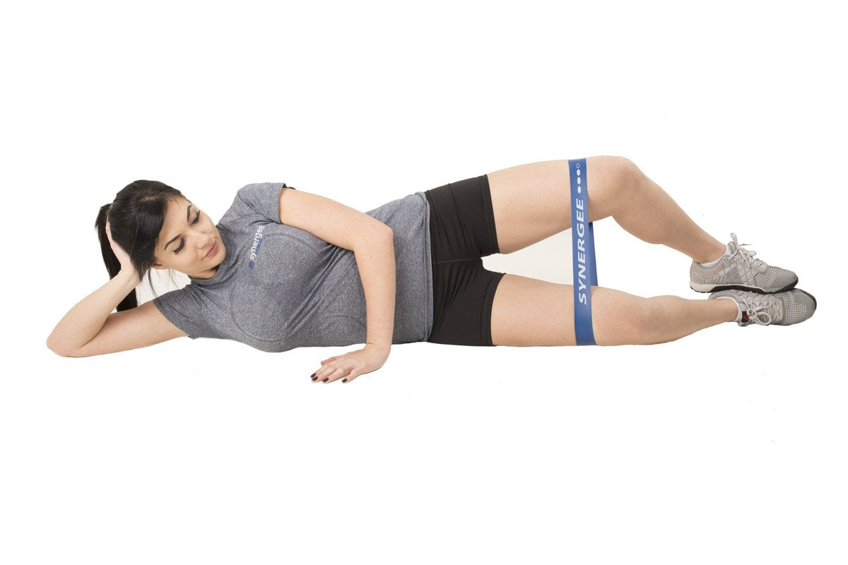 Synergee 10 Pack Mini Band Resistance Loop Exercise Bands Black X-Heavy Resistance