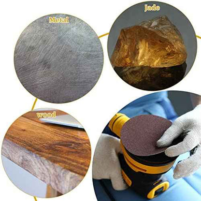 Boao 6 Inch Hook and Loop Soft Foams Buffering Pad Sponge Cushion Buffer Backing Pad 150 mm Soft Density Interface Pads Hook and Loop for 6 Inch(10 Pieces)