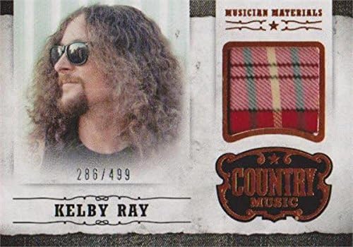 Sports Memorabilia Autograph Warehouse 409056 Kelby Ray Musician Worn Material Relic Patch Trading Card - 2014 Panini MKR LE 286-499