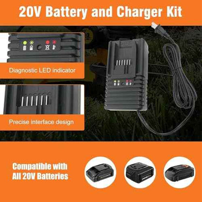 2 Pack Upgraded 3.6Ah WA3525 Battery Replacement for Worx Battery 20V Compatible with Worx 20V Battery WA3520 WA3575 WG151s WG155s WG251s WG255s WG545s WG891 Leaf Blower Tools Batteries(Black)