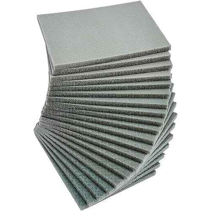 20 PCS 3 x 4 Inch 2000 Grit Sanding Sponge, Ultra Fine Sanding Sponges Pads, Soft Foam Hand Sander Block Wet Dry Sandpaper for Model Drywall Metal Wood Furniture Polishing (2000 Grit)