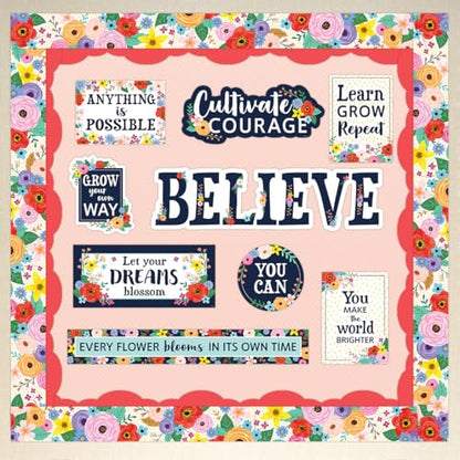 Teacher Created Resources Melon Red Fancy Scallops Rolled Border Trim - 50ft - Decorate Bulletin Boards, Walls, Desks, Windows, Doors, Lockers, Schools, Classrooms, Homeschool & Offices