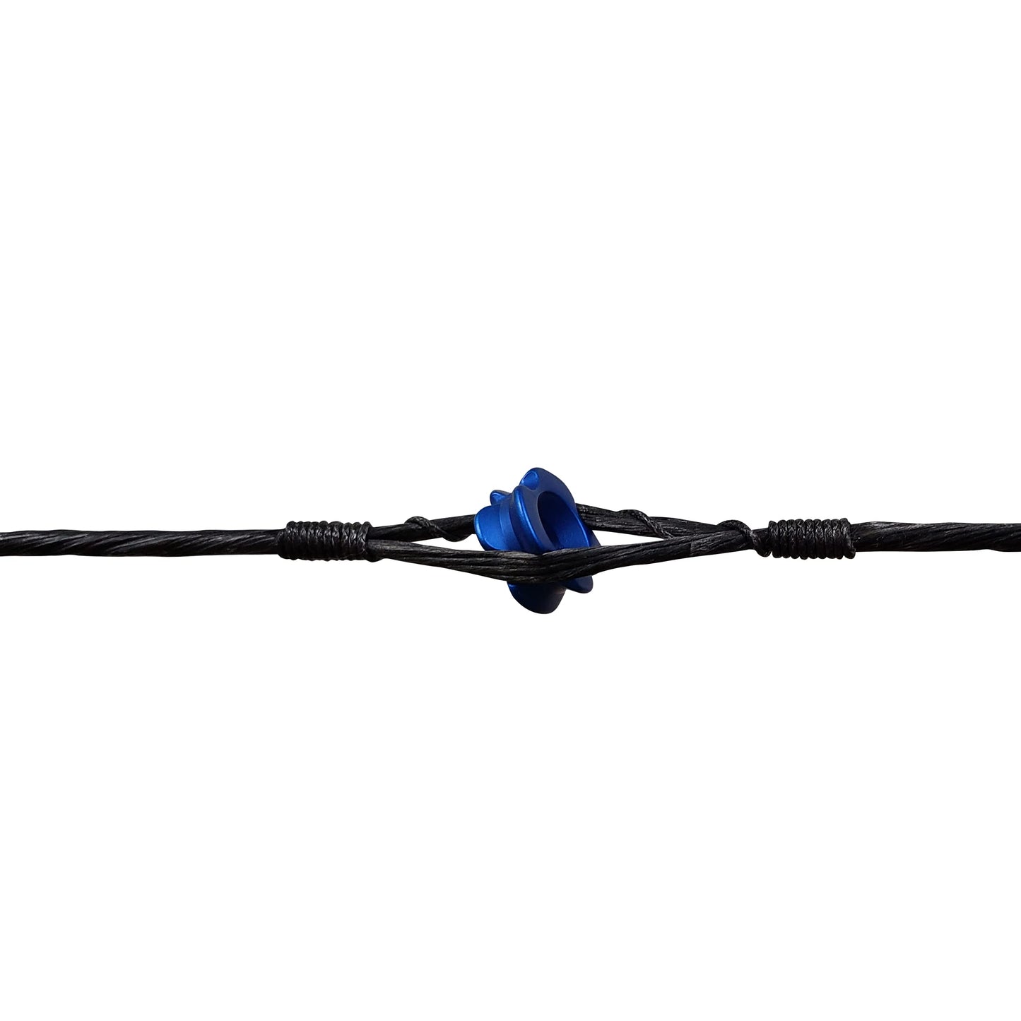 SAS Southland Archery Supply Aluminum Peep Sight for Archery Compound Bow - 2/Pack (Blue, 1/8 in)
