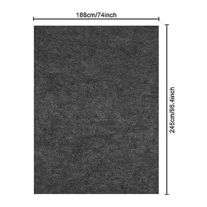 8x6.2 FT Outdoor Storage Shed Mat-Waterproof Dustproof Outdoor Carport Mat- Backing Prevents Liquid Penetration£¬Anti-Slip Patio Furniture Floor Mat for Protect Storage Shed Floor£¬Grey