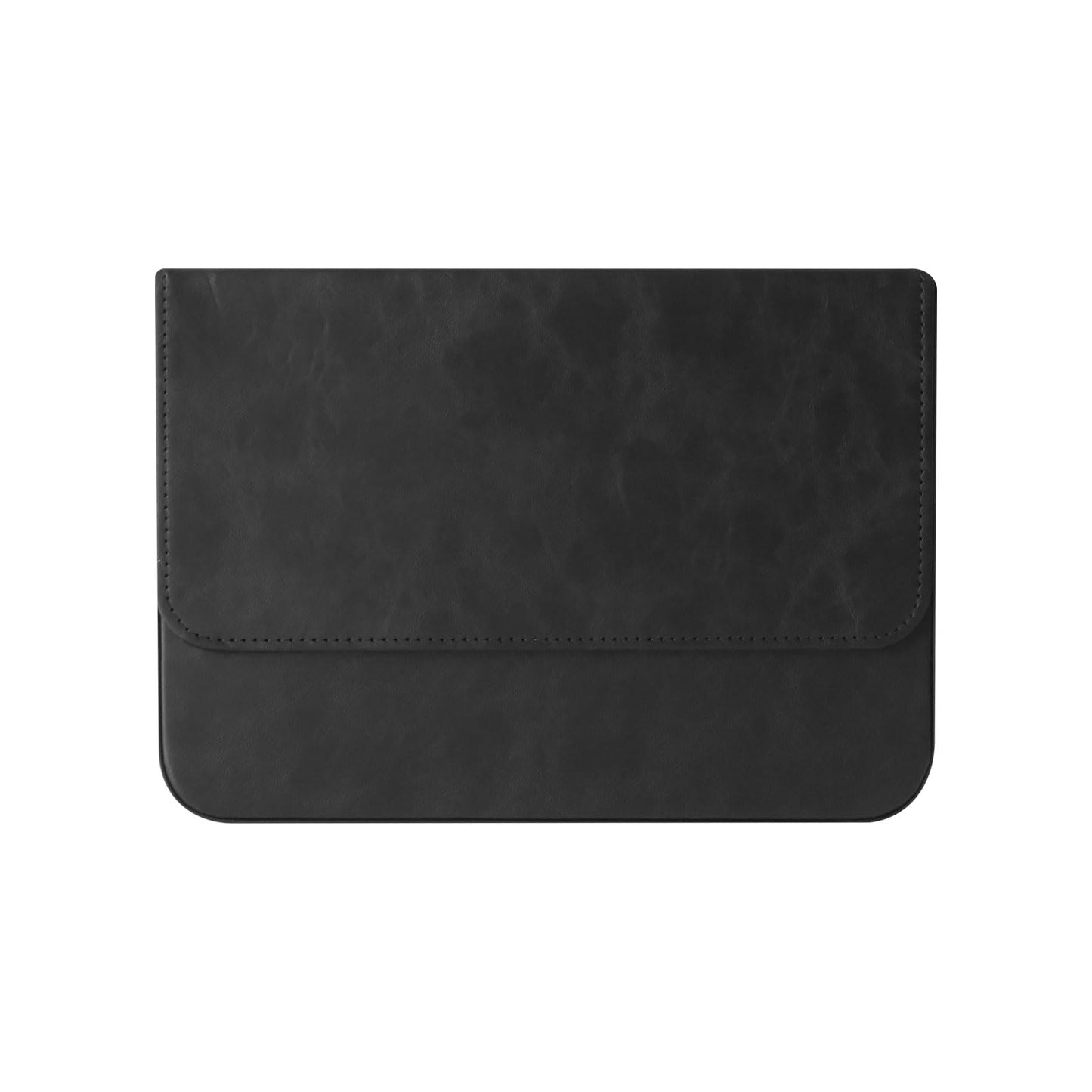 MIVLXLX PU Leather 12 Fountain Pen/Pencil Tray Case Organizer, Fashion Design, Handmade, Magnetic Closure with Drawer, Christmas Gift for Man/Woman/Office, 12 Slots(black)