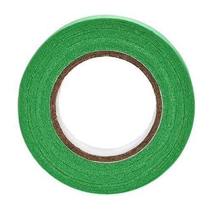 uxcell 6Pcs 25mm 1 inch Wide 20m 21 Yards Masking Tape Painters Tape Rolls Dark Green