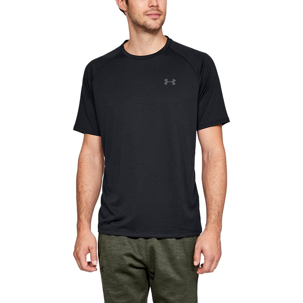 Under Armour Men's Tech 2.0 Short-Sleeve T-Shirt , Black (001)/Graphite, Medium