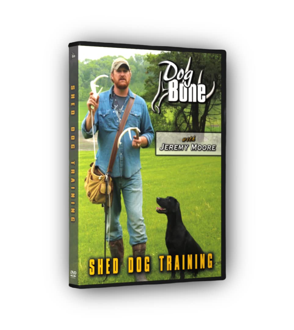 DogBone Shed Dog Training Instructional DVD (3+ Hours) | Dog Training Kit | Hunting Dog Accessories | Dog Scent Training Kit | Deer Hunting Accessories | Dog Training Tools