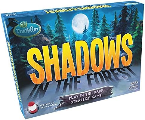 ThinkFun Shadows in the Forest - Unique Play-in-the-Dark Board Game | Ideal for Kids and Adults | Stimulating Brain Teaser | Innovative Gameplay