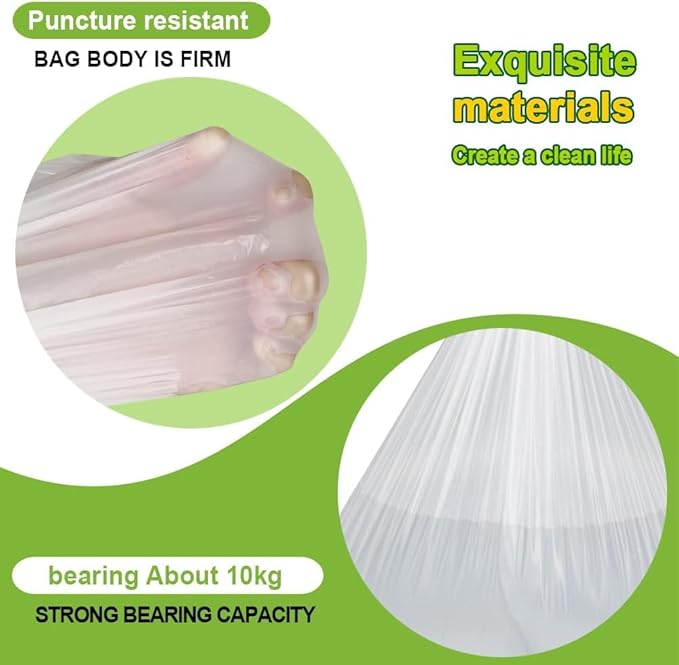 SWIHELP Tall Kitchen Trash Bags 13 Gallon Garbage Bags 50 Liters Plastic Trash