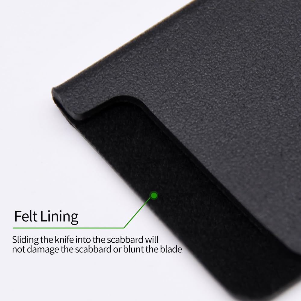 10pcs Universal Knife Edge Guards Set, Non-BPA Knife Sheath, Gentle on Your Blades