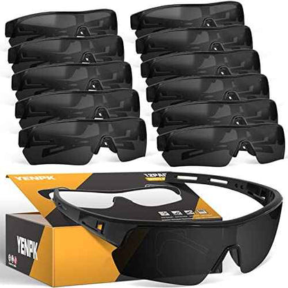 Tinted Safety Glasses for Men Women, Safety Goggles Impact Resistant, ANSI Z87.1+ UV400 Eye Protection, Anti Scratch