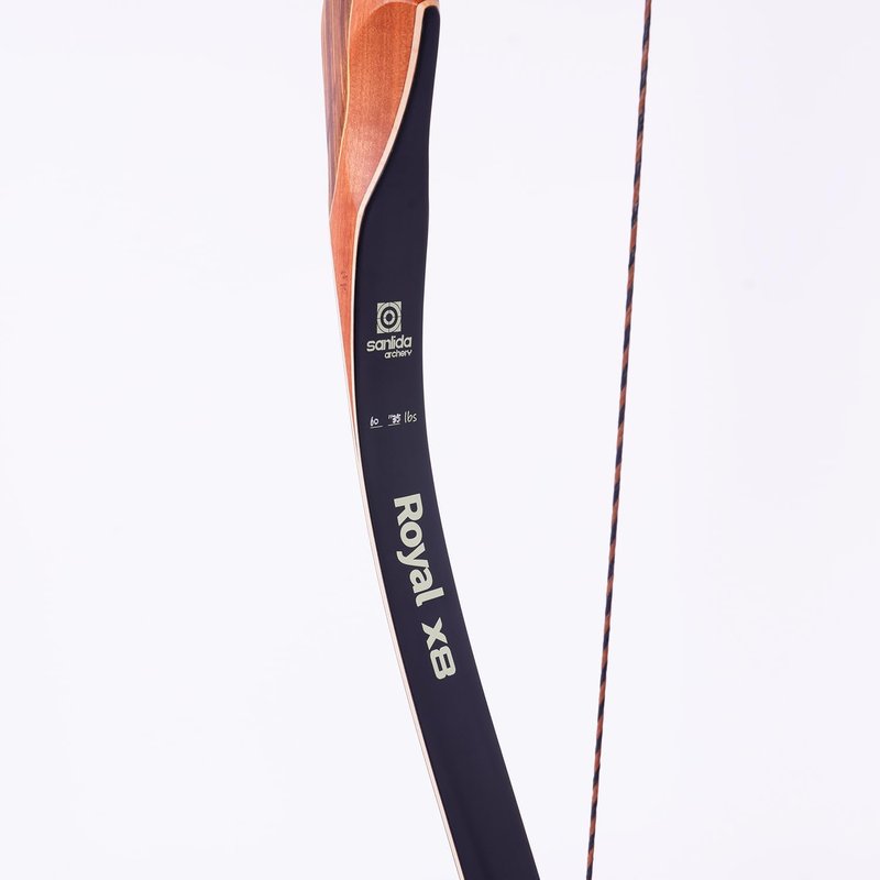 Royal X8 Traditional Wooden Hunting Bow - 60-Inch Handmade Longbow Kit for Adults | Right-Handed