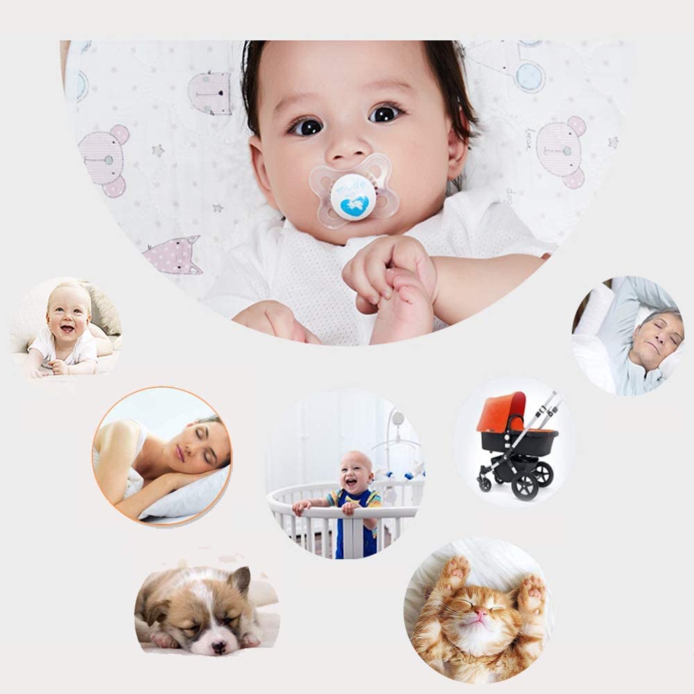 Waterproof Crib Pad, 34" x 54", Reusable Incontinence Flannel Crib Protector for Baby, Toddler, Elders and Pets - White
