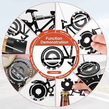 Fun Mens Gifts EDC Multitool - Unique Men Birthday Bike Gift, Novelty Christmas Stocking Stuffer White Elephant Anniversary Father Valentines Present Idea Small Gadget, Cool Secret Santa Gift for Him