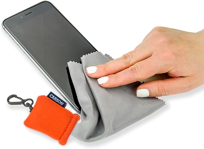 Carson Stuff-It Microfiber Lens Cloth Cleaning System
