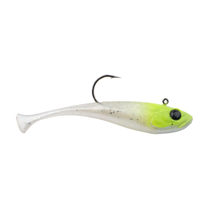 Berkley PowerBait Power Switch Fishing Bait, Lemon Head Glow, 3.5in, Irresistible Scent and Flavor, Ideal for Bass, Walleye, Panfish, Trout and More