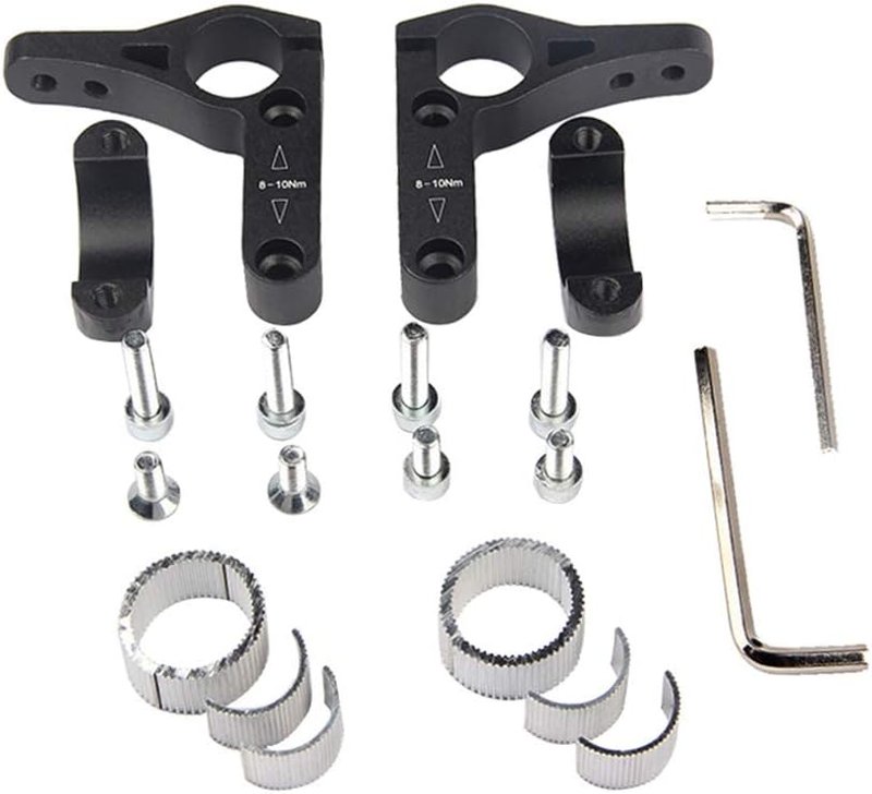 Aero Bars for Bicycle | Aluminum Alloy TT Handlebars - Black Armrest for Mountain & Road Bikes