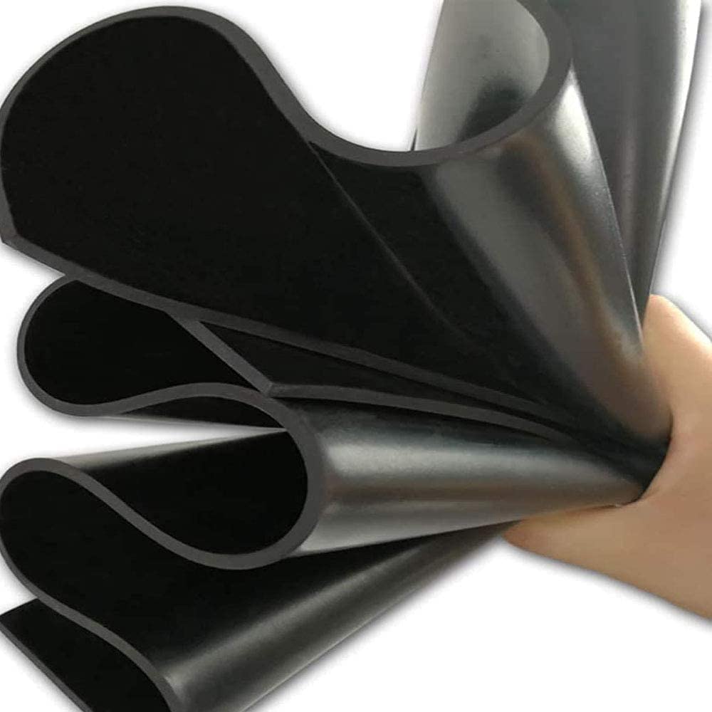 jxgzyy Solid Rubber Sheet Roll 118"x40"x1/8" (0.125") Heavy Duty Rubber Flooring Roll Workbench Mat Neoprene Rubber Sheet for Workshop Garage Gym
