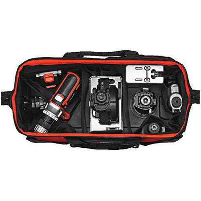 BLACK+DECKER Tool Tote Bag for Matrix System, Wide-Mouth, 21-Inch (BDCMTSB)