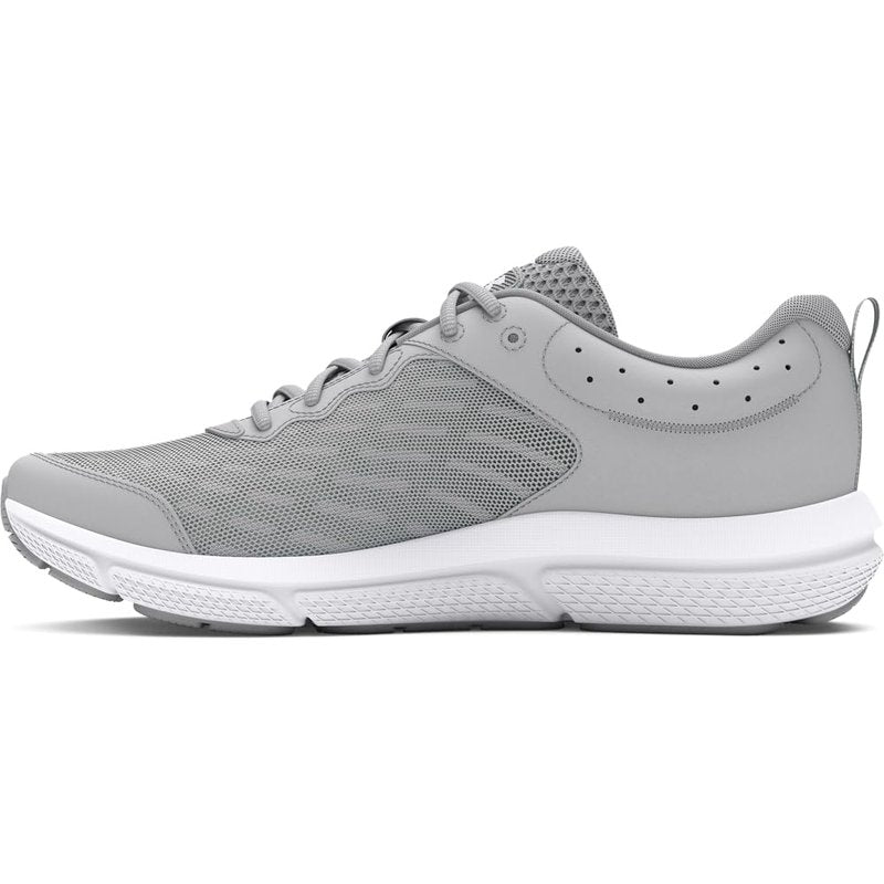 Under Armour Men's Charged Assert 10 Shoes, (100) Mod Gray/Mod Gray/White, 11