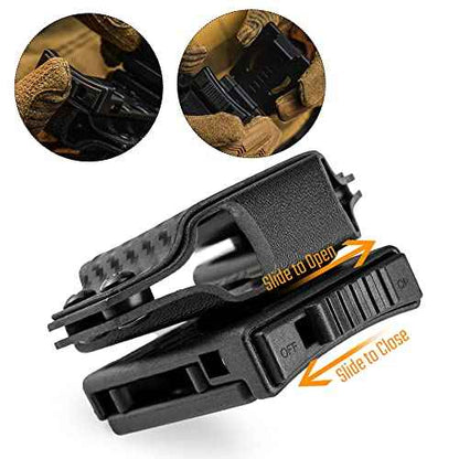 TACTICAL GEEK TX1 Multitool Sheath, EDC Multi Tool Sheath Holder Holster, Adjustable Sheath with Back Clip for Belt, Multi-Tool not Included (Carbon Fiber Grain)