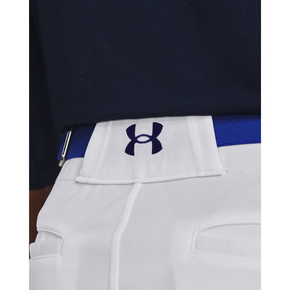 Under Armour Men's Utility Baseball Straight Leg Pant Pipe 22, (102) White/Midnight Navy/Midnight Navy, 3X-Large