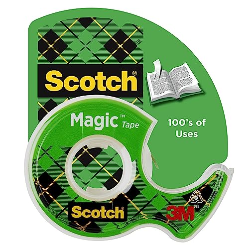 Scotch and Post-it Brand Office Essentials Kit, Business and Teacher Supplies Set with Post-it Super Sticky Notes, Scotch Super Hold Tape, Scotch Magic Tape, Post-it Flags, Sharp Scissors for Office