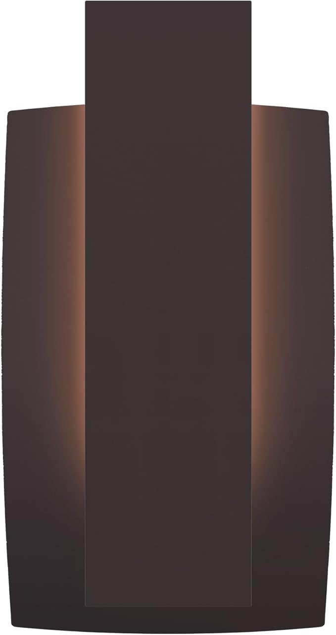 LamQee Modern Outdoor Wall Lights for House LED Integrated, Aluminum Outdoor Porch Light Fixture Wall Mount, 3000K 10W Exterior Wall Sconce Lighting Patio Front Door Garage Indoor, Brown