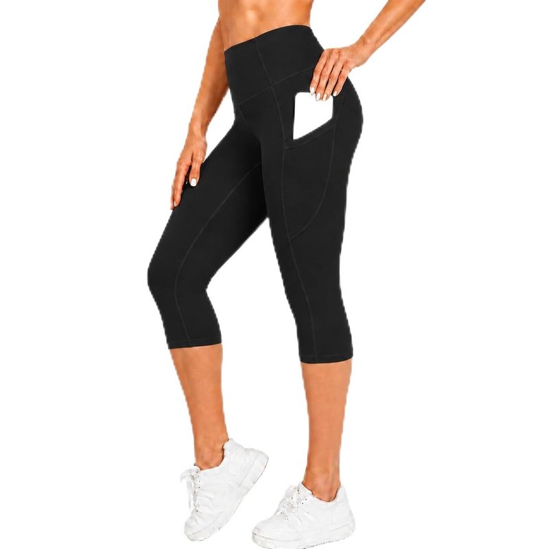 Match Womens High Waisted Active Yoga Pants with Pockets Tummy Control Workout Buttery Soft Leggings